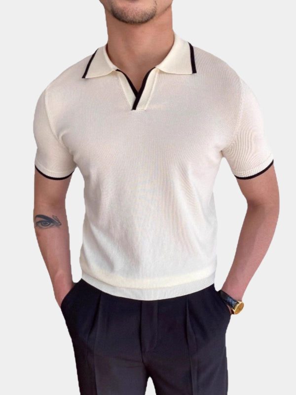 Men's Contrast  Polo Shirt