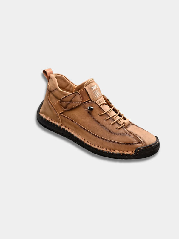 Men's Elastic Strap Lace-Up Shoes