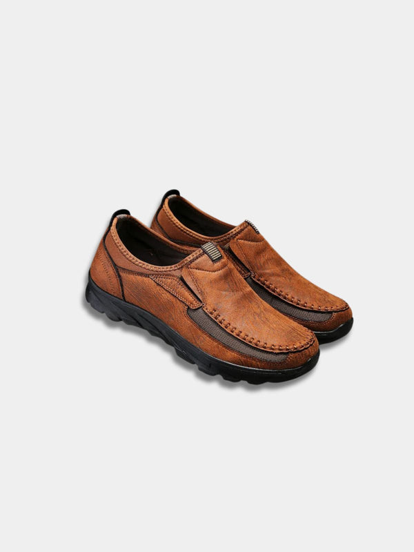 Men's Slip-On Moc Toe Shoes