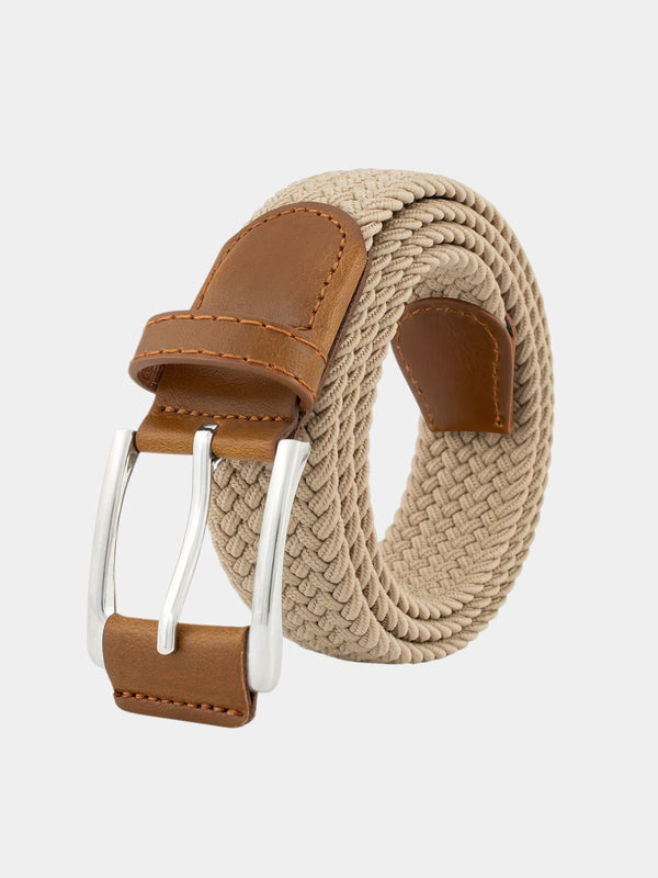 Men's Woven Stretch Casual Belt