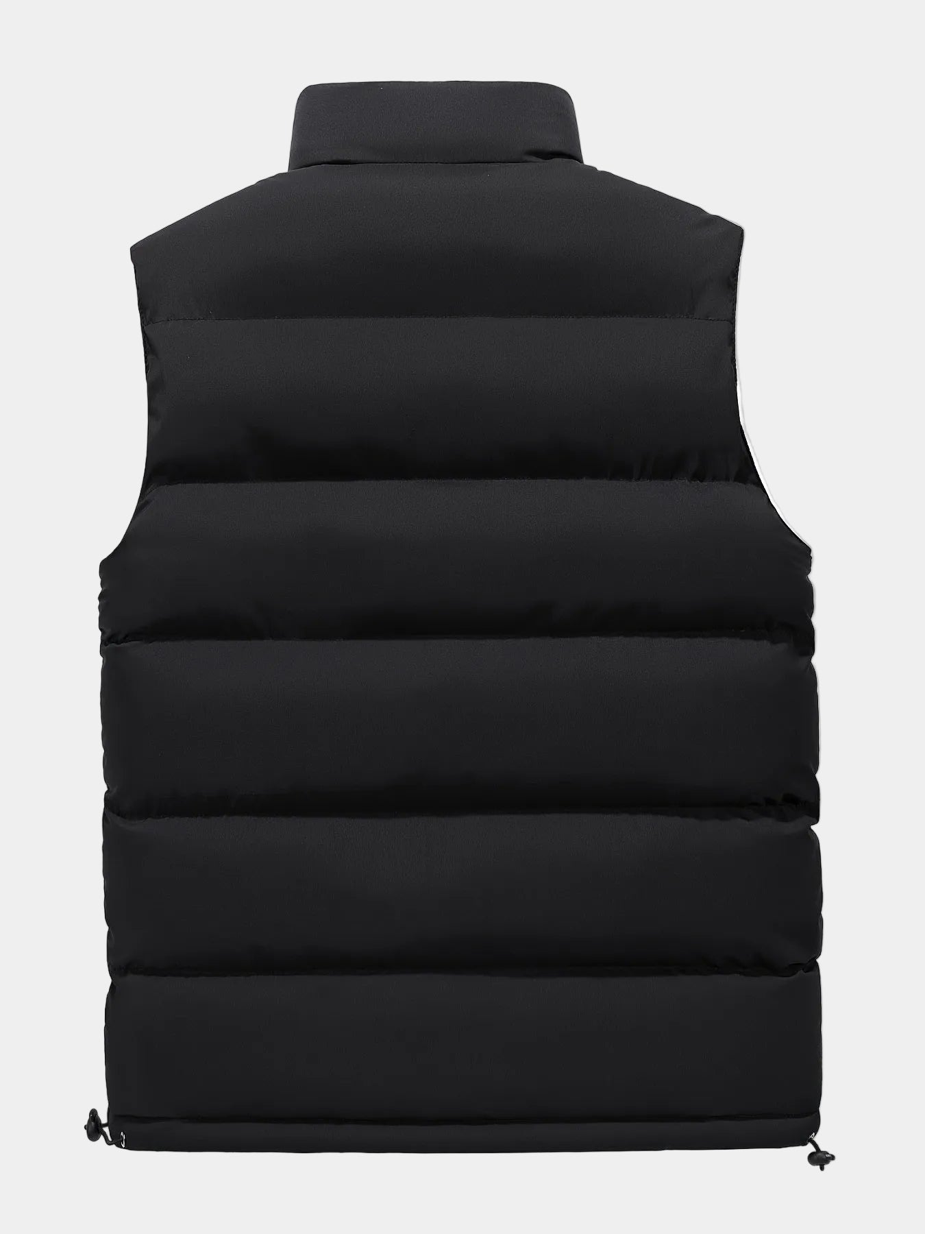 Men's Stand Collar Zip-Up Puffer Vest