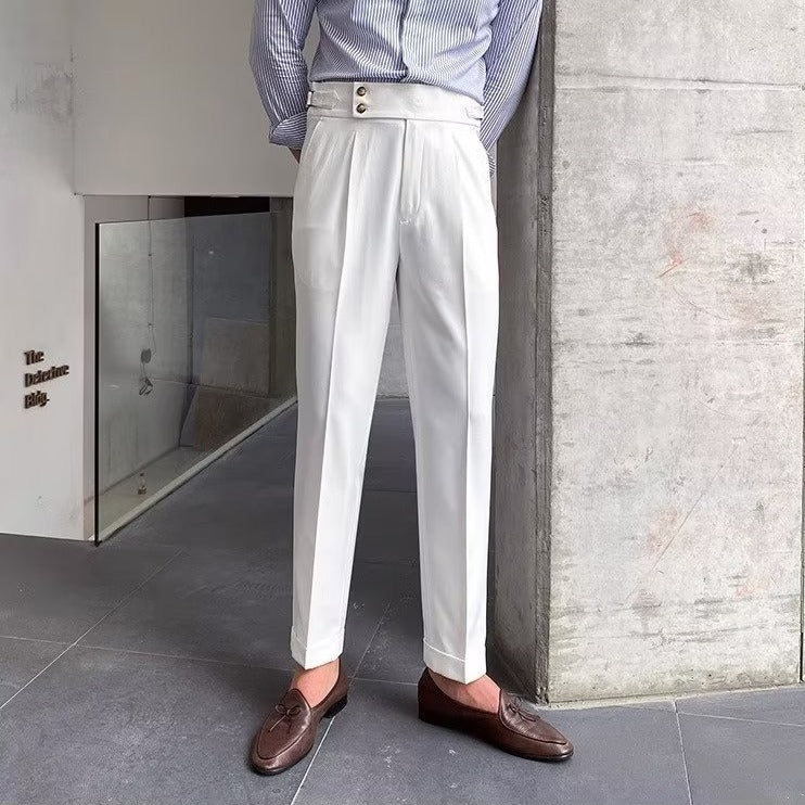 Men’s Visible Pleats Trousers