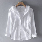 Men's Striped Hooded Shirt