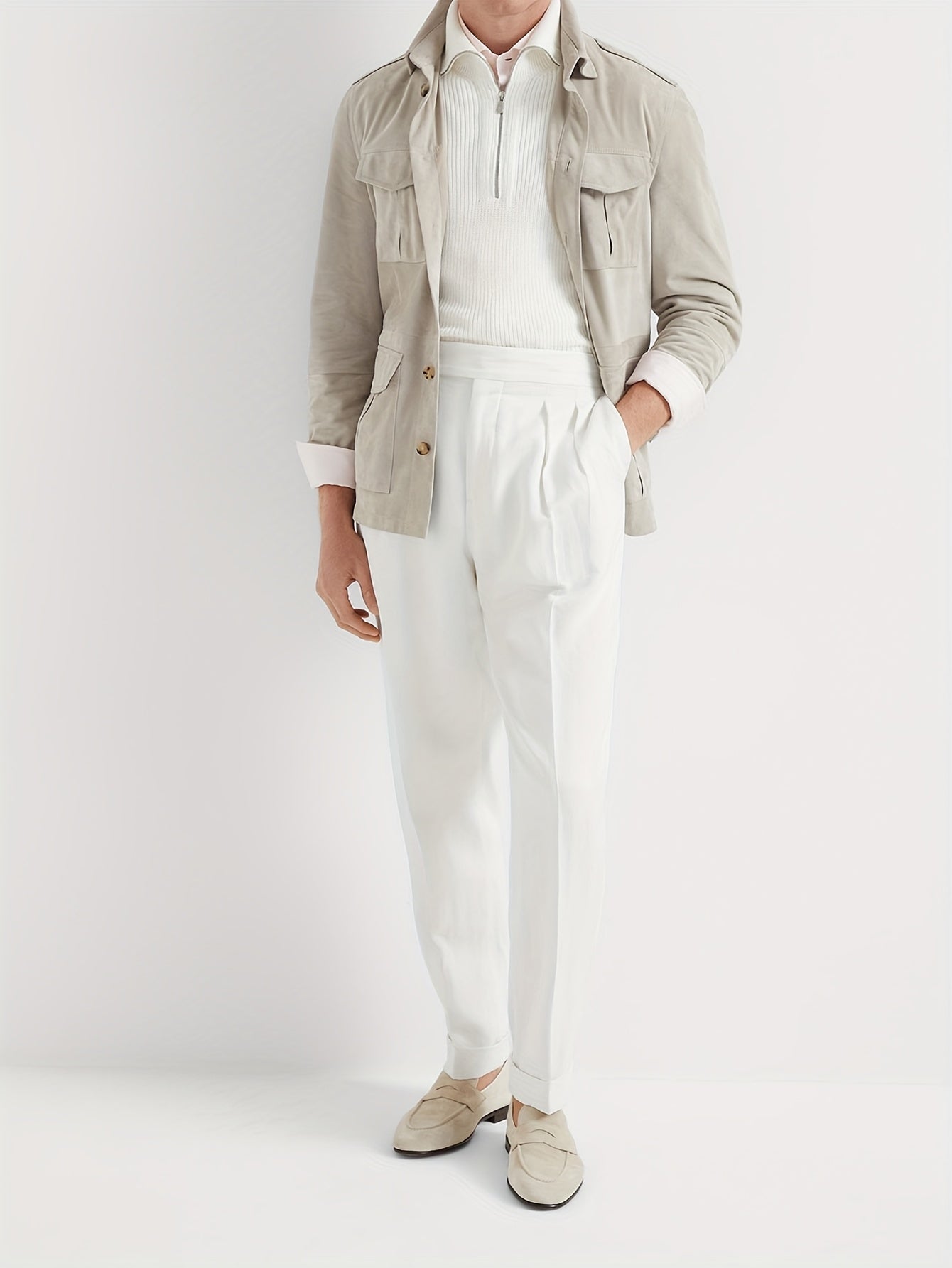 Men’s Adjustable Waist Dress Pants