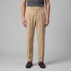 Men's Adjustable Waist Pleated Pants
