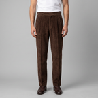 Men's Adjustable Waist Pleated Pants