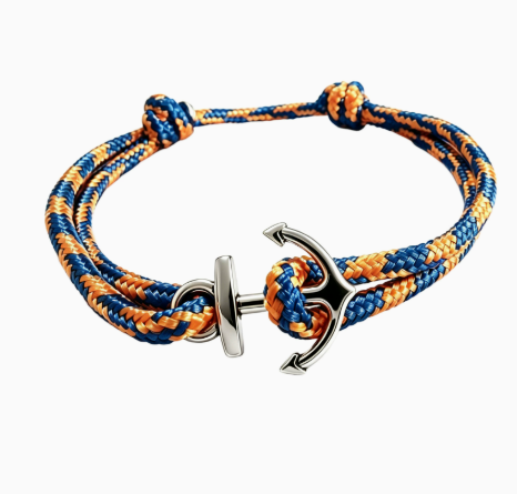 Men's Anchor Cord Bracelet