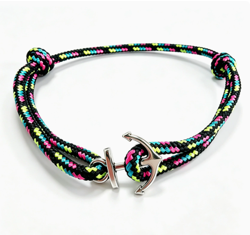 Men's Anchor Cord Bracelet
