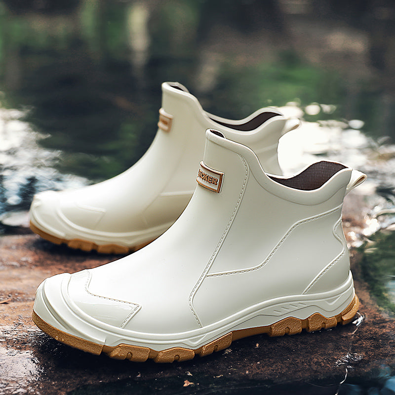 Men's Ankle Boots with Traction Sole