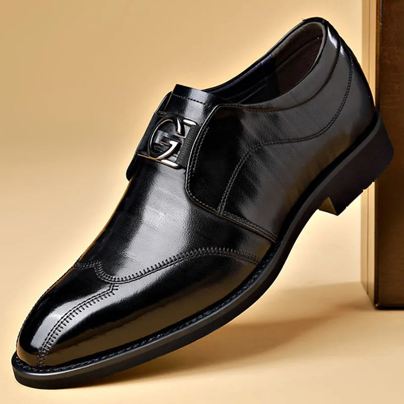 Men's Apron Toe Derby Shoes