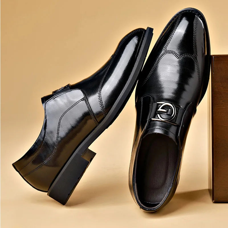 Men's Apron Toe Derby Shoes