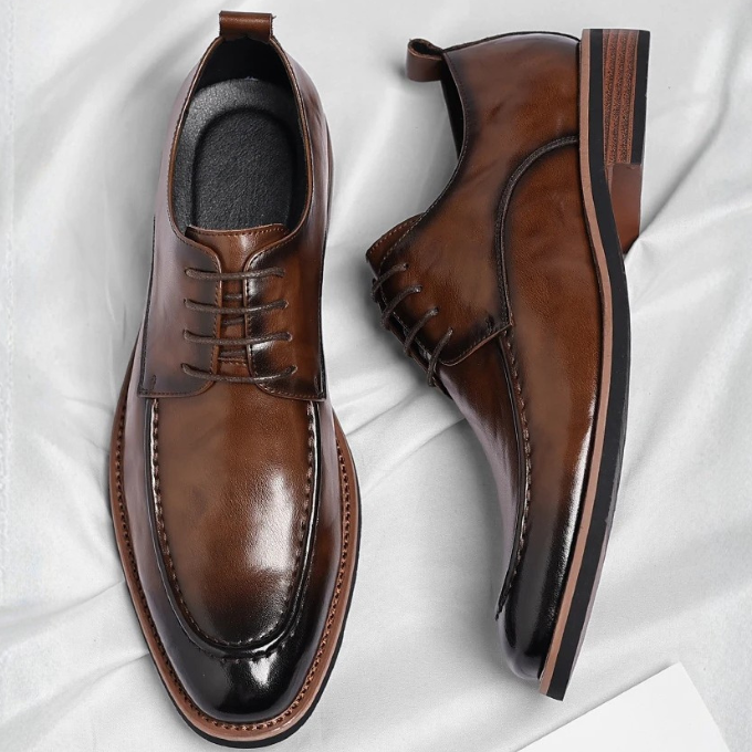 Men's Apron Toe Dress Shoes