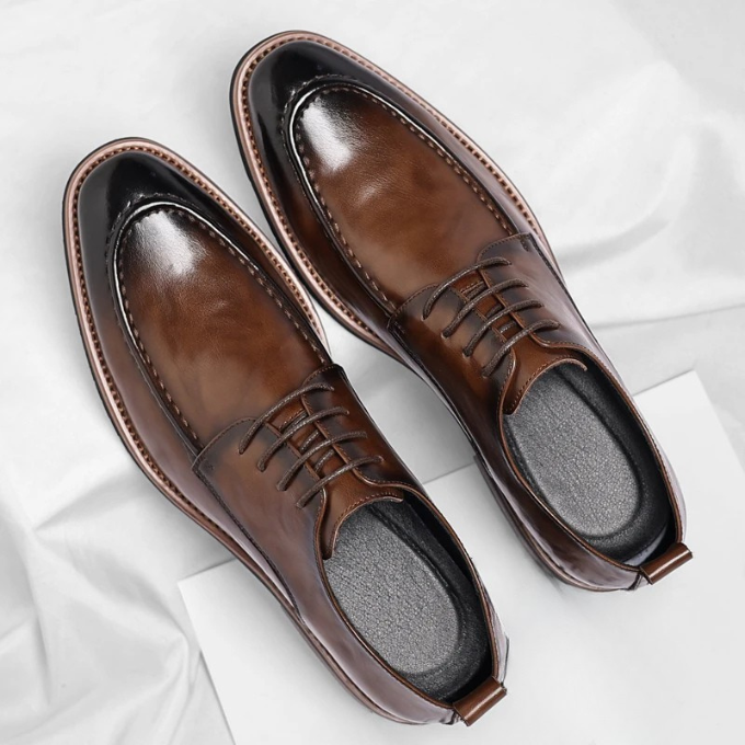 Men's Apron Toe Dress Shoes