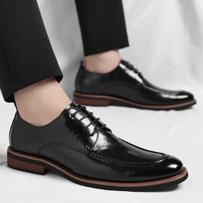 Men's Apron Toe Dress Shoes