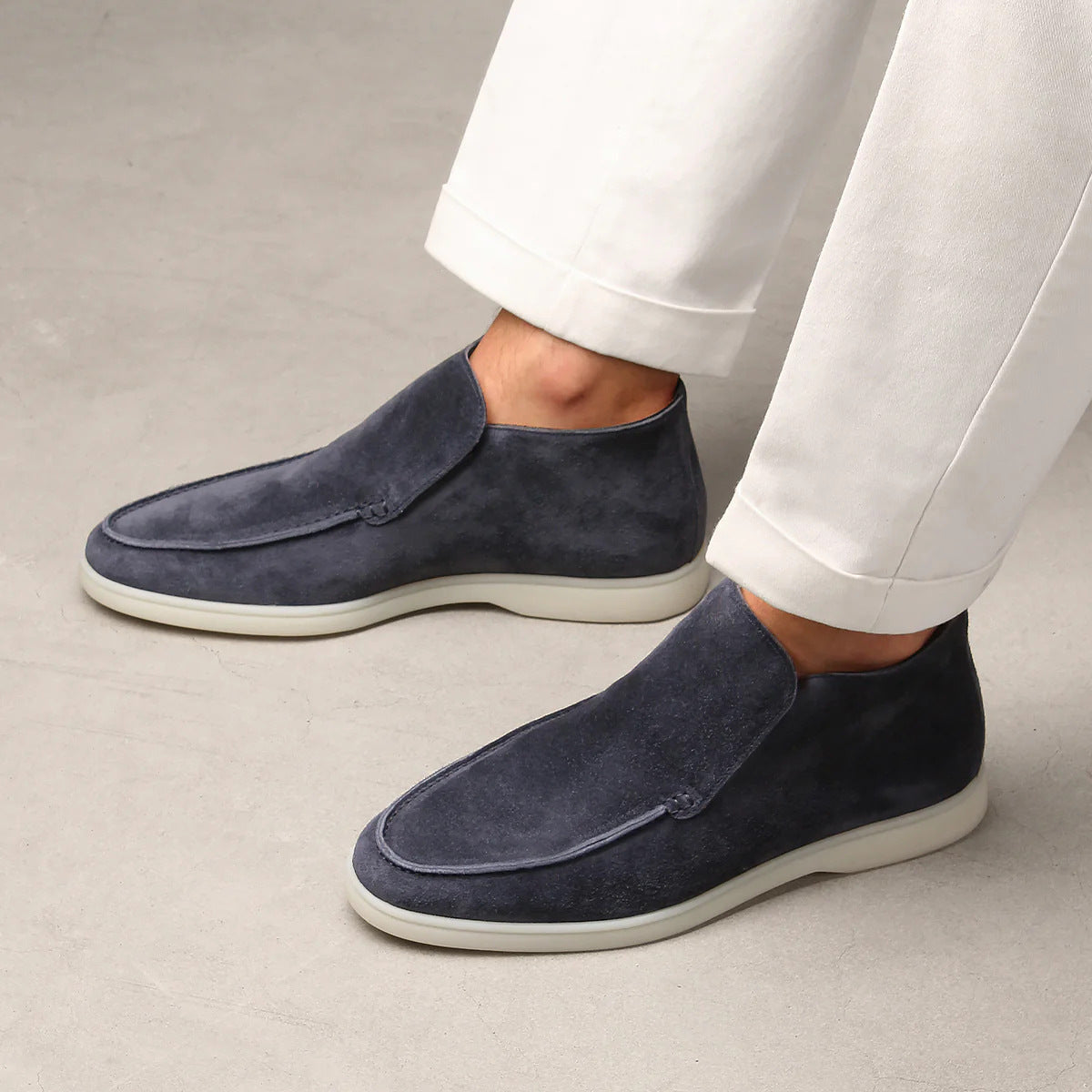 Men's Apron Toe Loafers