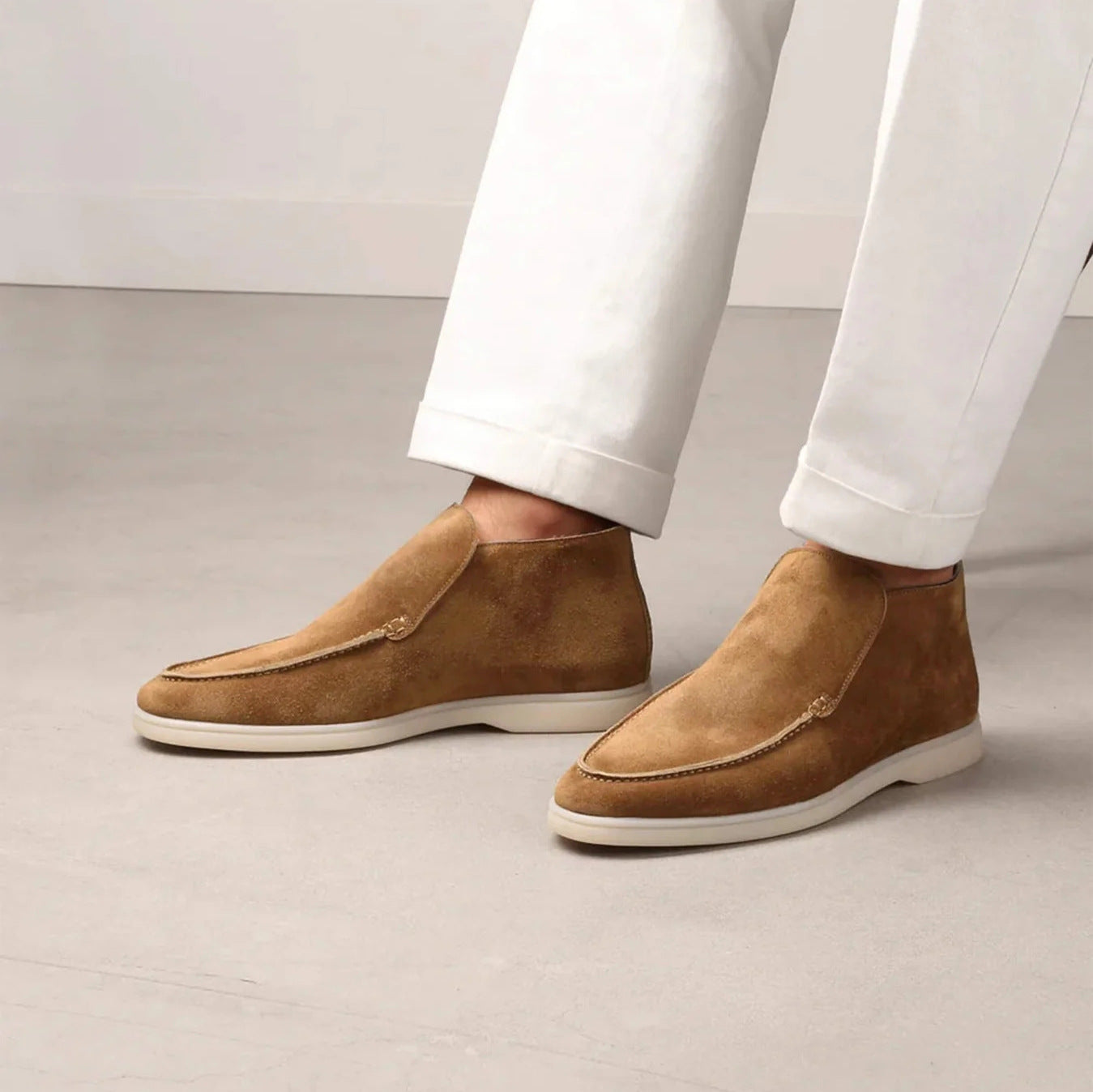 Men's Apron Toe Loafers