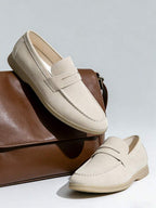 Men's Apron Toe Slip-On Loafers