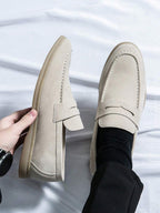 Men's Apron Toe Slip-On Loafers