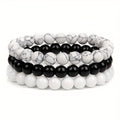 Men's Beaded Bracelet Set