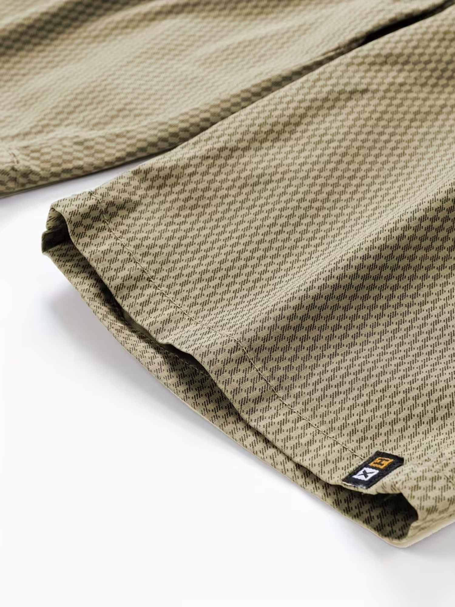 Men's Belted Button Zip Shorts