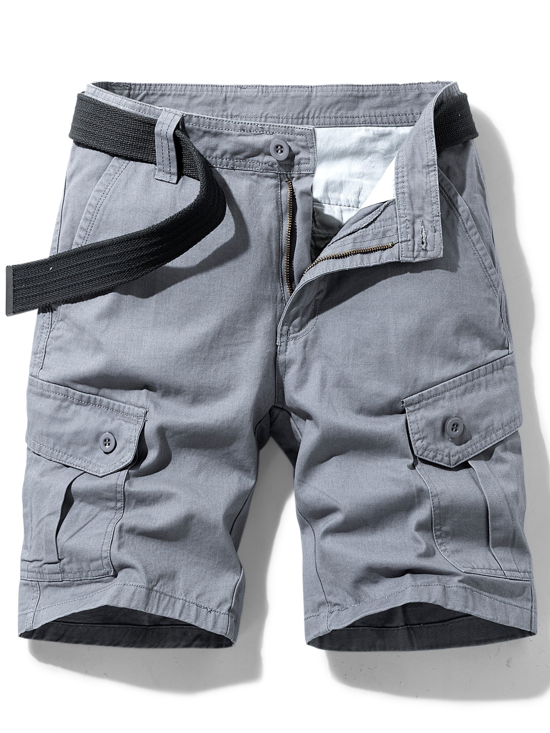 Men's Belted Cargo Shorts