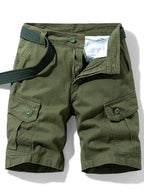 Men's Belted Cargo Shorts