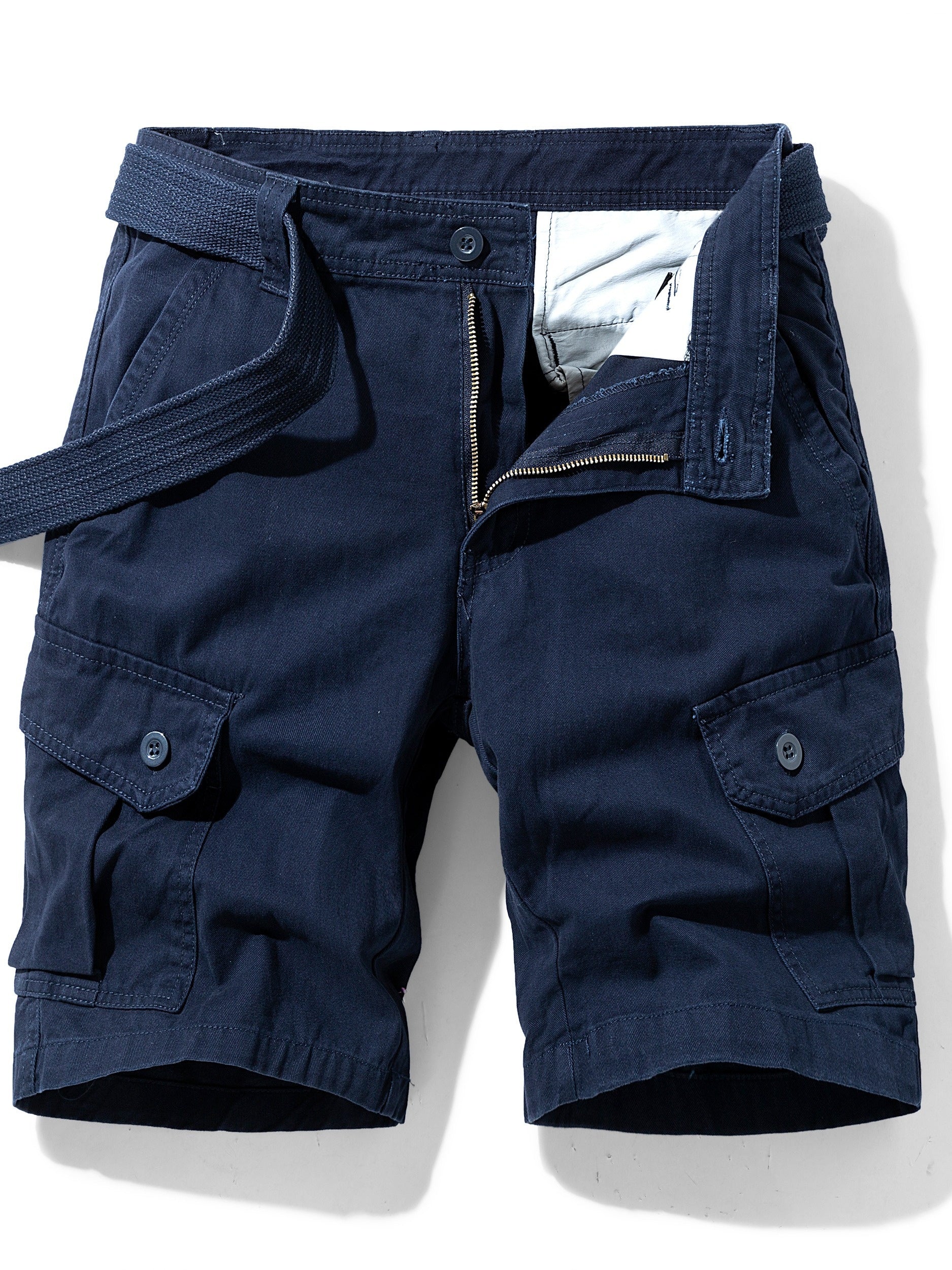 Men's Belted Cargo Shorts