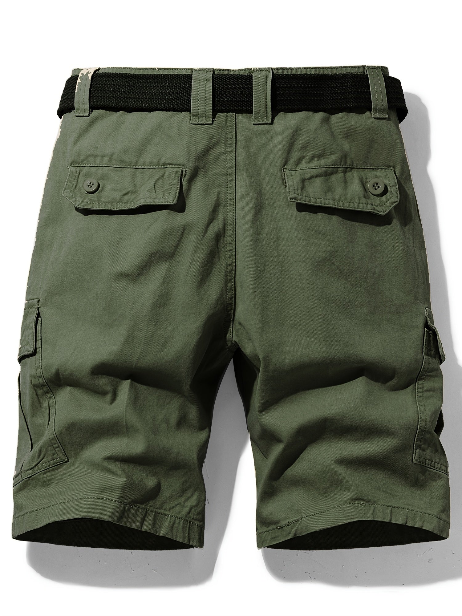 Men's Belted Cargo Shorts