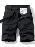 Men's Belted Cargo Shorts
