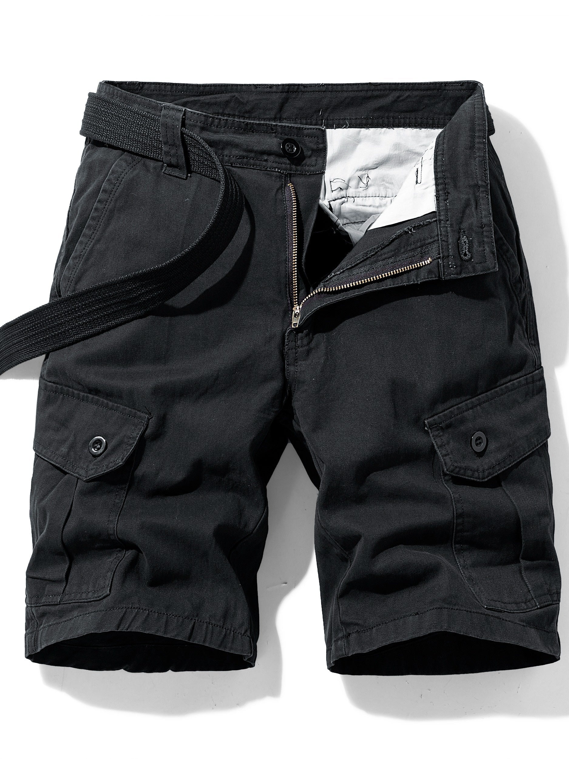 Men's Belted Cargo Shorts