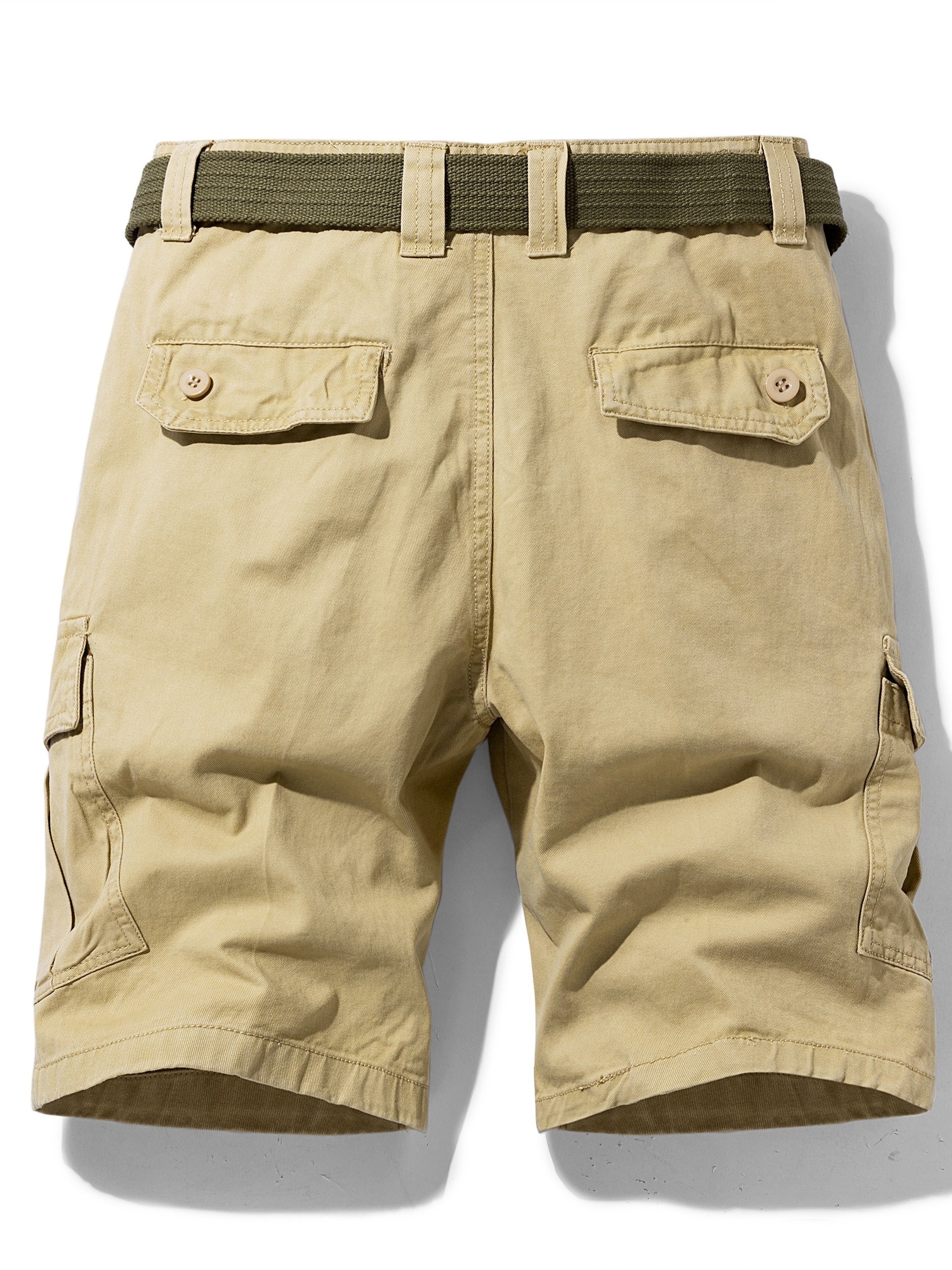 Men's Belted Cargo Shorts