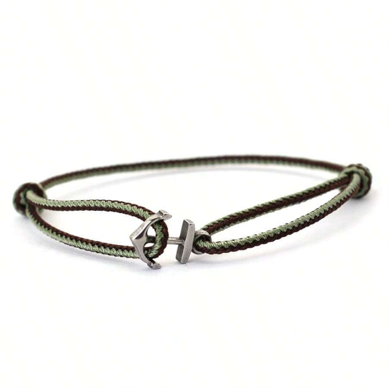 Men's Braided Anchor Cord Bracelet