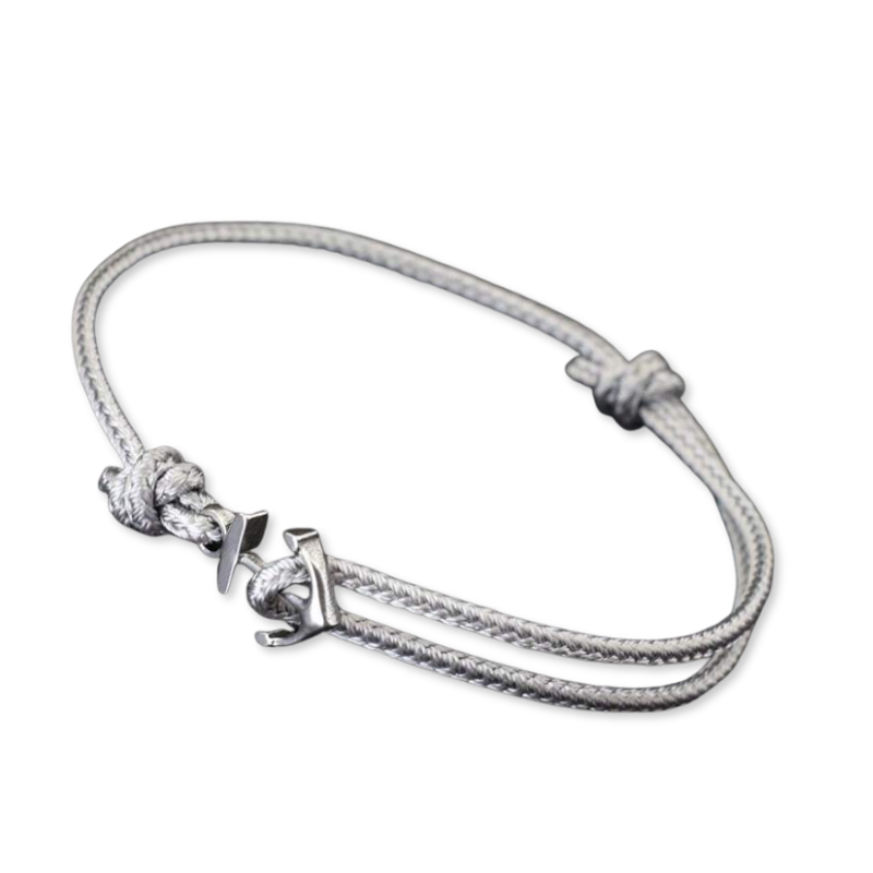Men's Braided Anchor Cord Bracelet