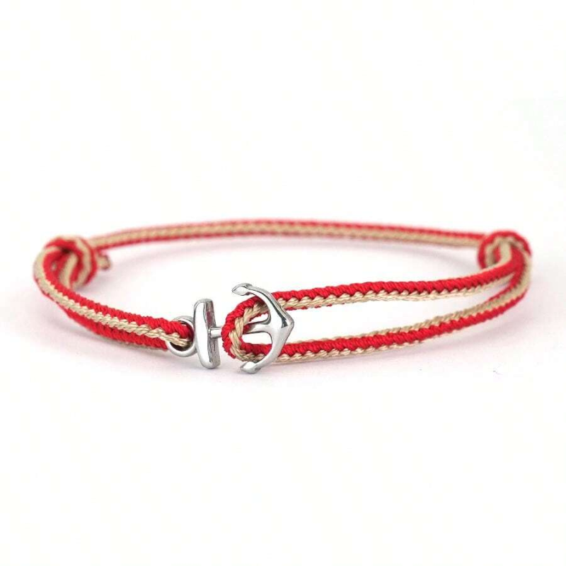 Men's Braided Anchor Cord Bracelet