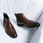 Men's Brogue Chelsea Boots