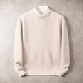 Men's Brushed Fine Knit Crew Neck Sweater