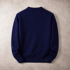 Men's Brushed Fine Knit Crew Neck Sweater