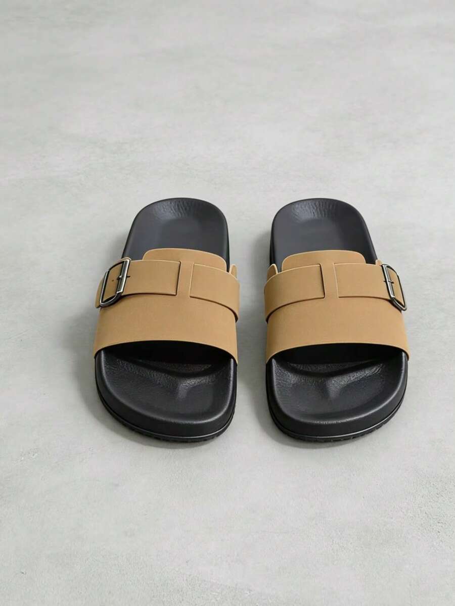 Men's Buckle Slide Sandals