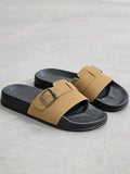 Men's Buckle Slide Sandals