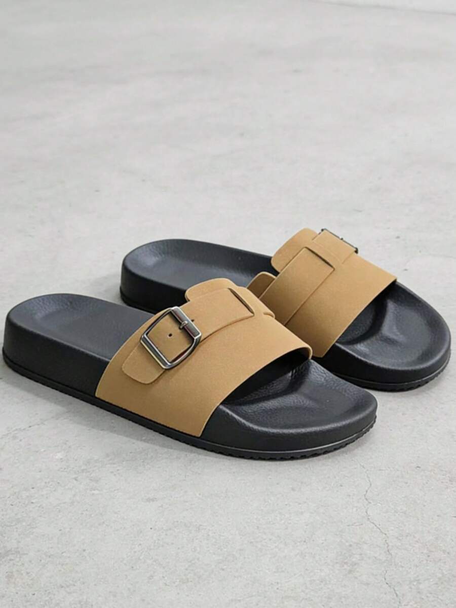 Men's Buckle Slide Sandals