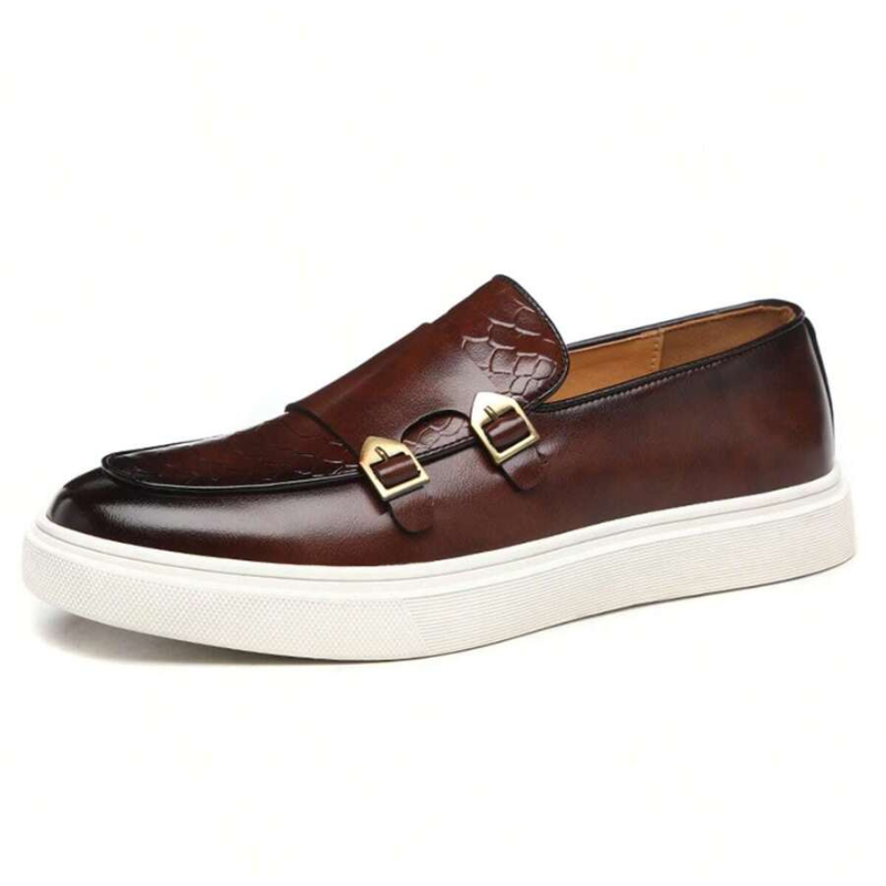 Men's Buckle Slip-On Loafers