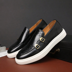 Men's Buckle Slip-On Loafers