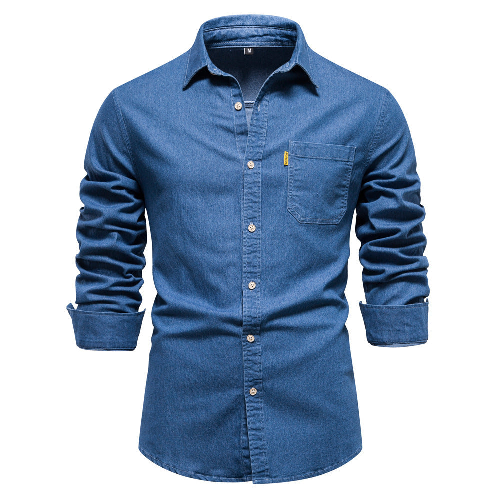 Men's Button-Down Chest Pocket Shirt