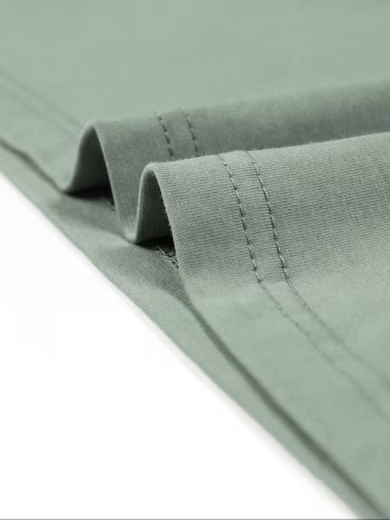 Men's Button Placket Polo Shirt