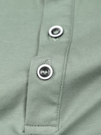 Men's Button Placket Polo Shirt