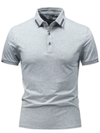 Men's Button Placket Polo Shirt