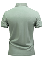 Men's Button Placket Polo Shirt