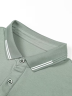 Men's Button Placket Polo Shirt