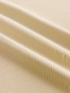 Men's Button Placket Ribbed Collar Polo Shirt