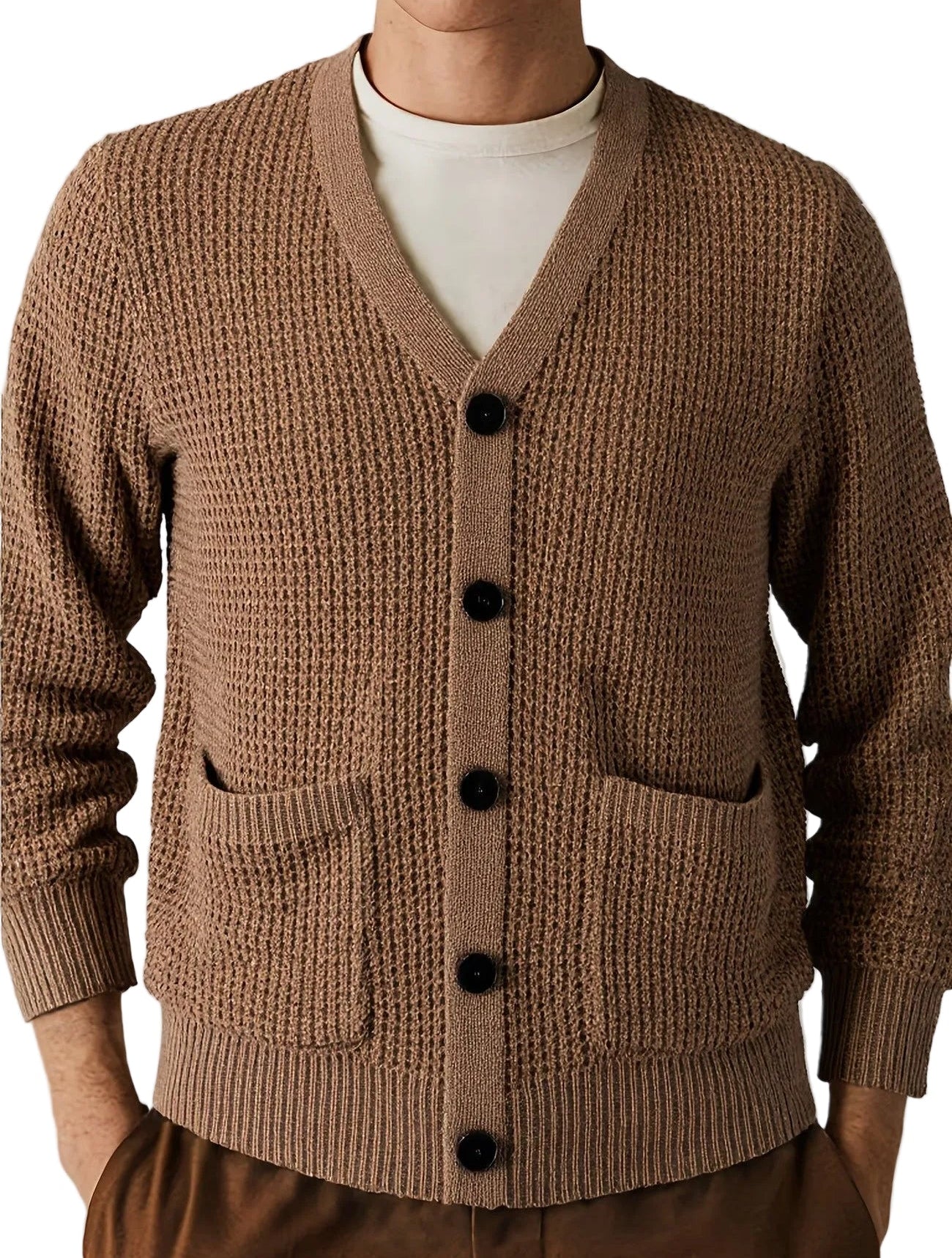 Men's Button-Up Cardigan